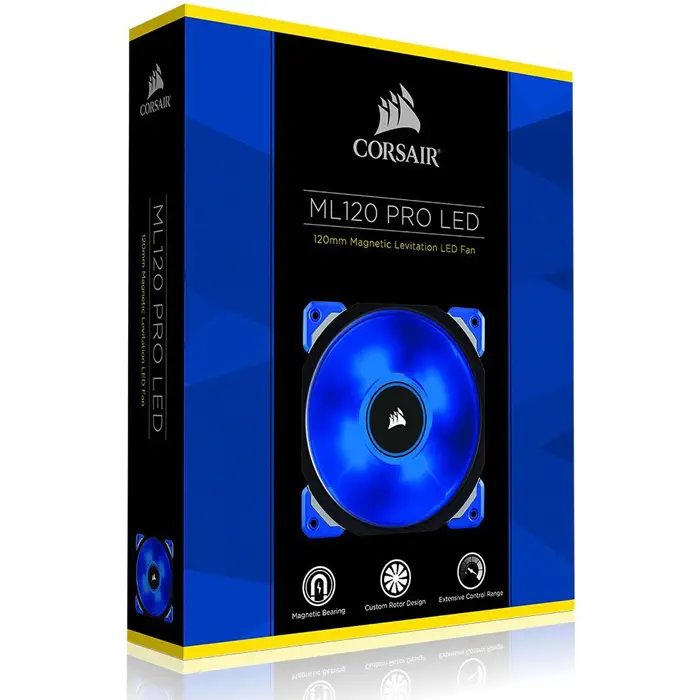 Corsair ML120 Pro 120mm PWM Premium Magnetic Levitation Mavi Led`li Fan CO-9050043-WW