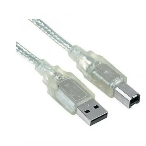 S-link SL-U2005 USB 2.0 Şeffaf Yazıcı Kablo 5M