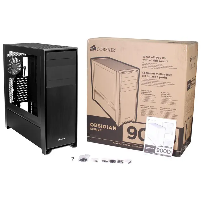 Corsair Obsidian Serisi 900D CC-9011022-WW Full-Tower Siyah Kasa
