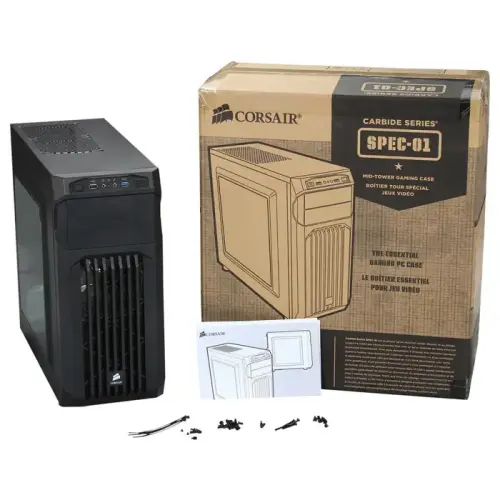 Corsair Carbide Serisi SPEC-01 CC-9011050-WW Red LED Mid-Tower Siyah Gaming Kasa