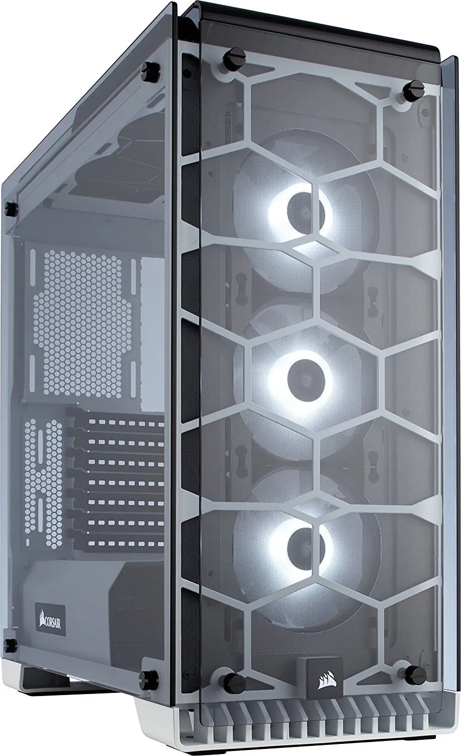 Corsair Crystal Serisi 570X RGB ATX Midi Tower Kasa Beyaz - CC-9011110-WW