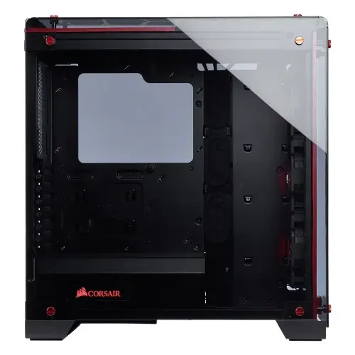  Corsair Crystal Serisi 570X RGB ATX Midi Tower Kasa Kırmızı - CC-9011111-WW