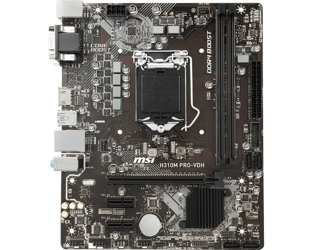 MSI H310M Pro-VDH Intel H310 Soket 1151 DDR4 2666MHz mATX Anakart