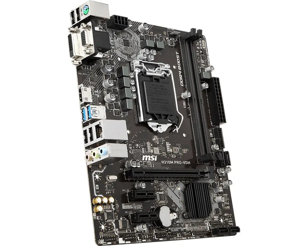 MSI H310M Pro-VDH Intel H310 Soket 1151 DDR4 2666MHz mATX Anakart