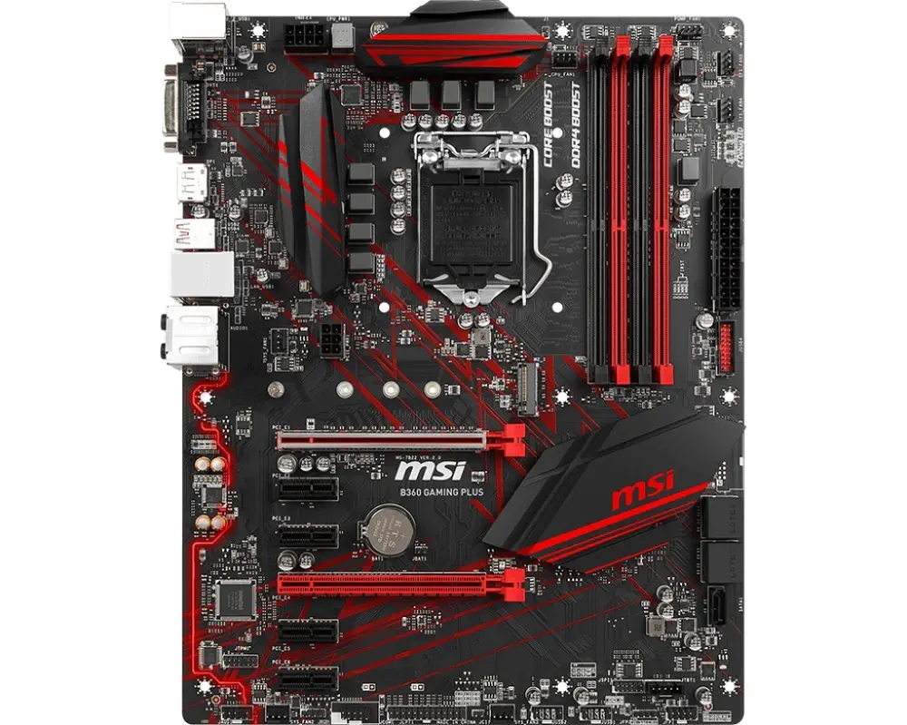 MSI B360 Gaming Plus Intel B360 Soket 1151 DDR4 2666MHz ATX Gaming Anakart