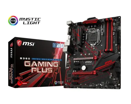 MSI B360 Gaming Plus Intel B360 Soket 1151 DDR4 2666MHz ATX Gaming Anakart