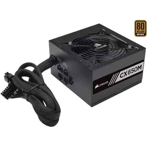 Corsair CX Serisi CX650M CP-9020103-EU 650Watt 80+ Bronze Yarı Modüler ATX Power Supply