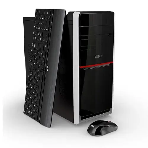 Exper Active DEX311D Intel Celeron N3050 1.6GHz 4GB DDR3 500GB Intel OB Win10 Masaüstü Bilgisayar