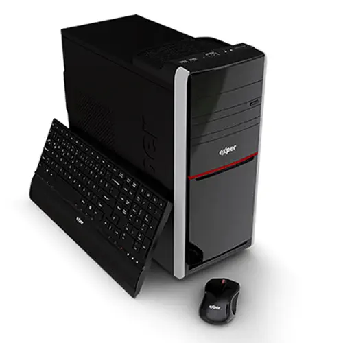 Exper Active DEX311D Intel Celeron N3050 1.6GHz 4GB DDR3 500GB Intel OB Win10 Masaüstü Bilgisayar