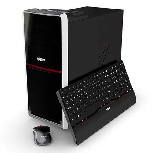 Exper Active DEX311D Intel Celeron N3050 1.6GHz 4GB DDR3 500GB Intel OB Win10 Masaüstü Bilgisayar