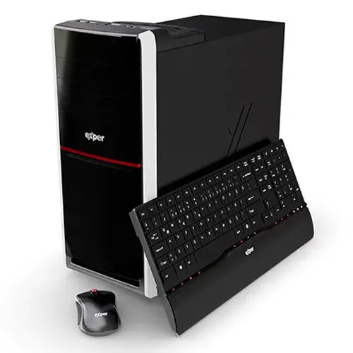 Exper Active DEX311D Intel Celeron N3050 1.6GHz 4GB DDR3 500GB Intel OB Win10 Masaüstü Bilgisayar