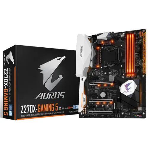 Gigabyte Aorus Z270X-Gaming 5 Intel Z270 Express Soket 1151 DDR4 4133(OC)MHz ATX Gaming Anakart