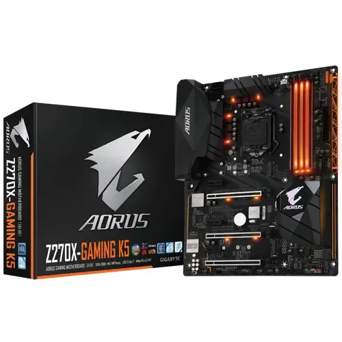 Gigabyte Aorus GA-Z270X-Gaming K5 Intel Z270 Express Soket 1151 DDR4 3866(OC)MHz ATX Gaming Anakart