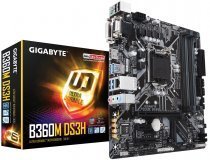 Gigabyte B360M DS3H Intel Soket 1151 DDR4 2666MHz VGA DVI HDMI Gaming Anakart
