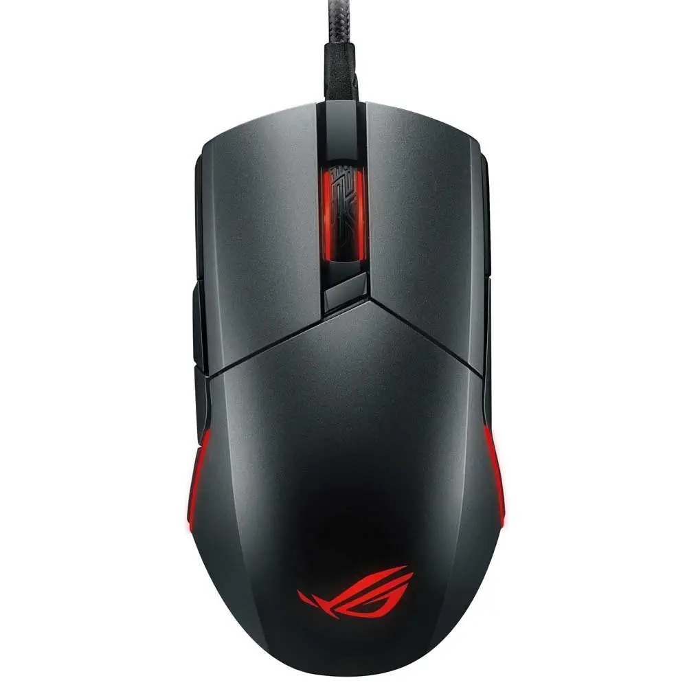 Asus P503 Rog Pugio 7200 DPI Sensor, Aura Sync RGB, Örgülü Kablo Çift El Gaming Mouse