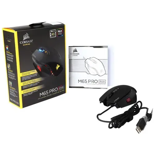 Corsair M65 Pro 1200DPI 8 Tuş RGB FPS Optik Gaming Mouse - CH-9300011-EU