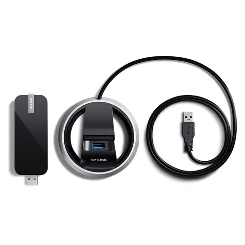 Tp-Link Archer T4UH AC1200 Yüksek Kazançlı Kablosuz Dual Band USB Adaptör