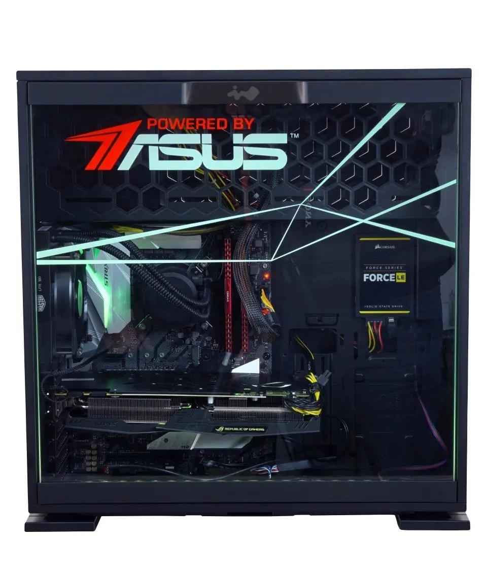 ASUS IN-WIN 303 (Powered by Asus) Edition RGB Mid Tower ATX Siyah Kasa