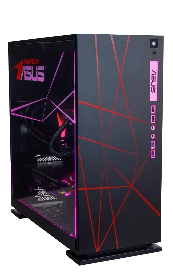 ASUS IN-WIN 303 (Powered by Asus) Edition RGB Mid Tower ATX Siyah Kasa