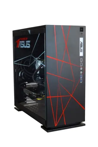 ASUS IN-WIN 303  (Powered by Asus) Edition RGB Mid Tower ATX Siyah Kasa