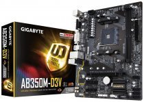 Gigabyte GA-AB350M-D3V AMD B350 Soket AM4 DDR4 3200(OC)Mhz mATX Gaming Anakart