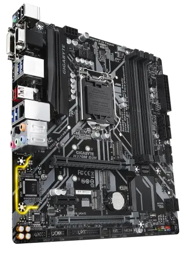 Gigabyte H370M D3H Intel H370 Soket 1151 DDR4 2666MHz mATX Gaming Anakart