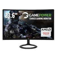 GamePower 23.6'' GPR24C144 Curved 1ms 144Hz Gaming Monitör (Samsung VA Panel)
