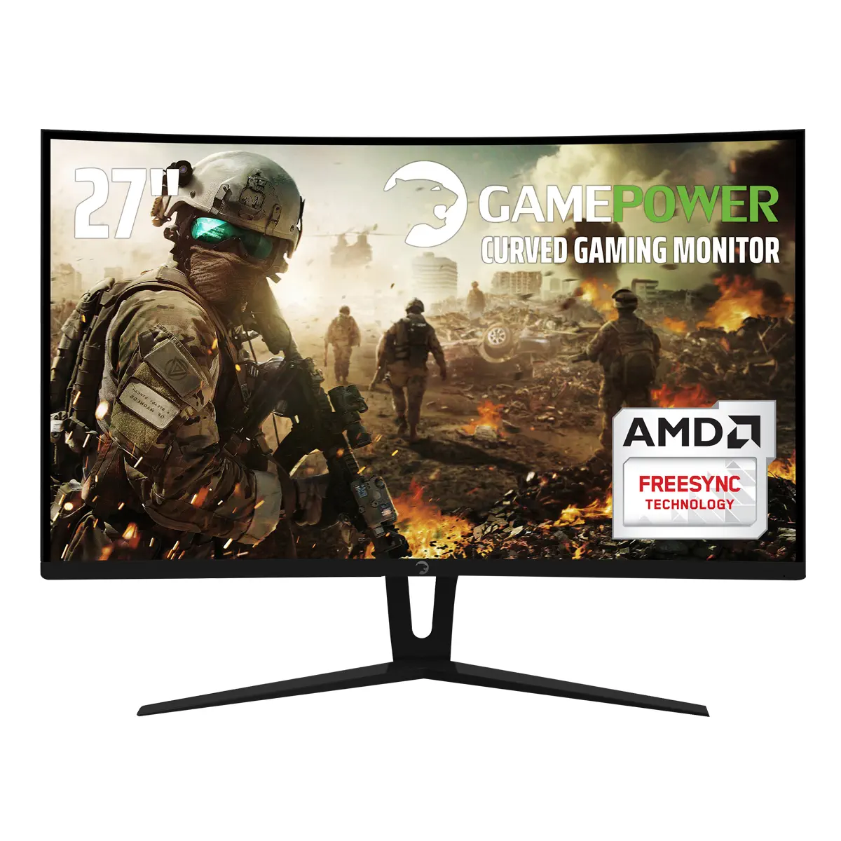 GamePower 27″ GPR27C144 Curved 1ms 144Hz Gaming Monitör (Samsung VA Panel)
