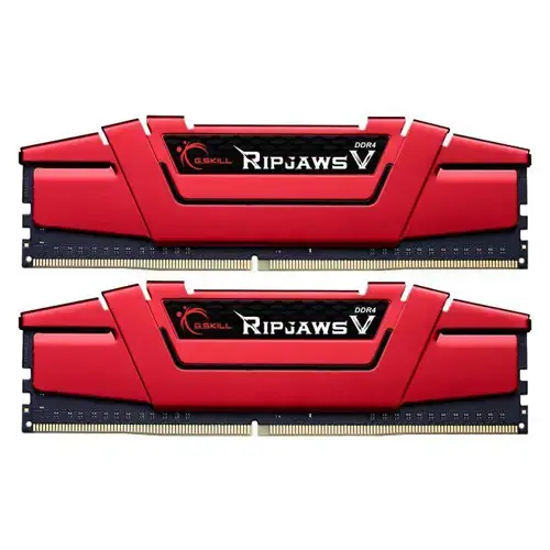 G.Skill Ripjaws V 16GB (2x8GB) DDR4 2400MHz CL15 1.2V Dual Kit Kırmızı Ram (F4-2400C15D-16GVR)