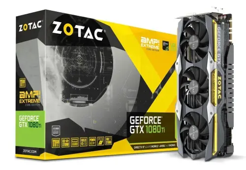 Zotac GeForce GTX 1080 TI  AMP Extreme Core Edition 11GB GDDR5X 352Bit ZT-P10810F-10P Gaming (Oyuncu) Ekran Kartı