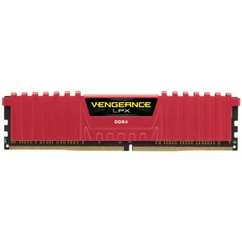 Corsair Vengeance LPX 8GB (1x8GB) DDR4 DRAM 2400MHz C14 Kırmızı Ram - CMK8GX4M1A2400C14R