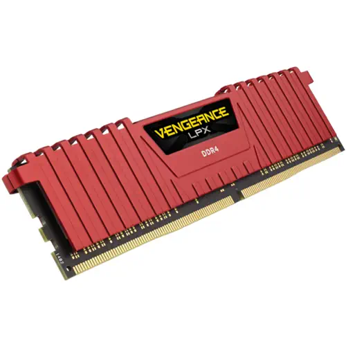 Corsair Vengeance LPX 8GB (1x8GB) DDR4 DRAM 2400MHz C14 Kırmızı Ram - CMK8GX4M1A2400C14R