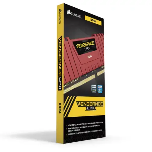 Corsair Vengeance LPX 8GB (1x8GB) DDR4 DRAM 2400MHz C14 Kırmızı Ram - CMK8GX4M1A2400C14R