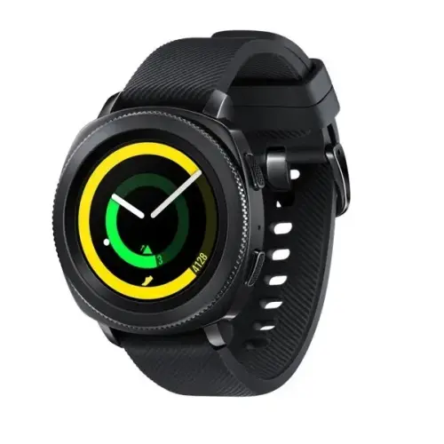 Samsung Gear Sport SM-R600NZBATUR Siyah Akıllı Saat (Android ve iPhone Uyumlu) - Samsung Türkiye Garantili