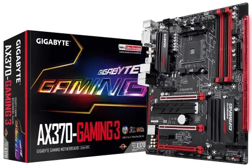 Gigabyte GA-AX370 Gaming 3 AMD X370 Socket AM4 DDR4 3200(O.C.)Mhz ATX Gaming(Oyuncu) Anakart