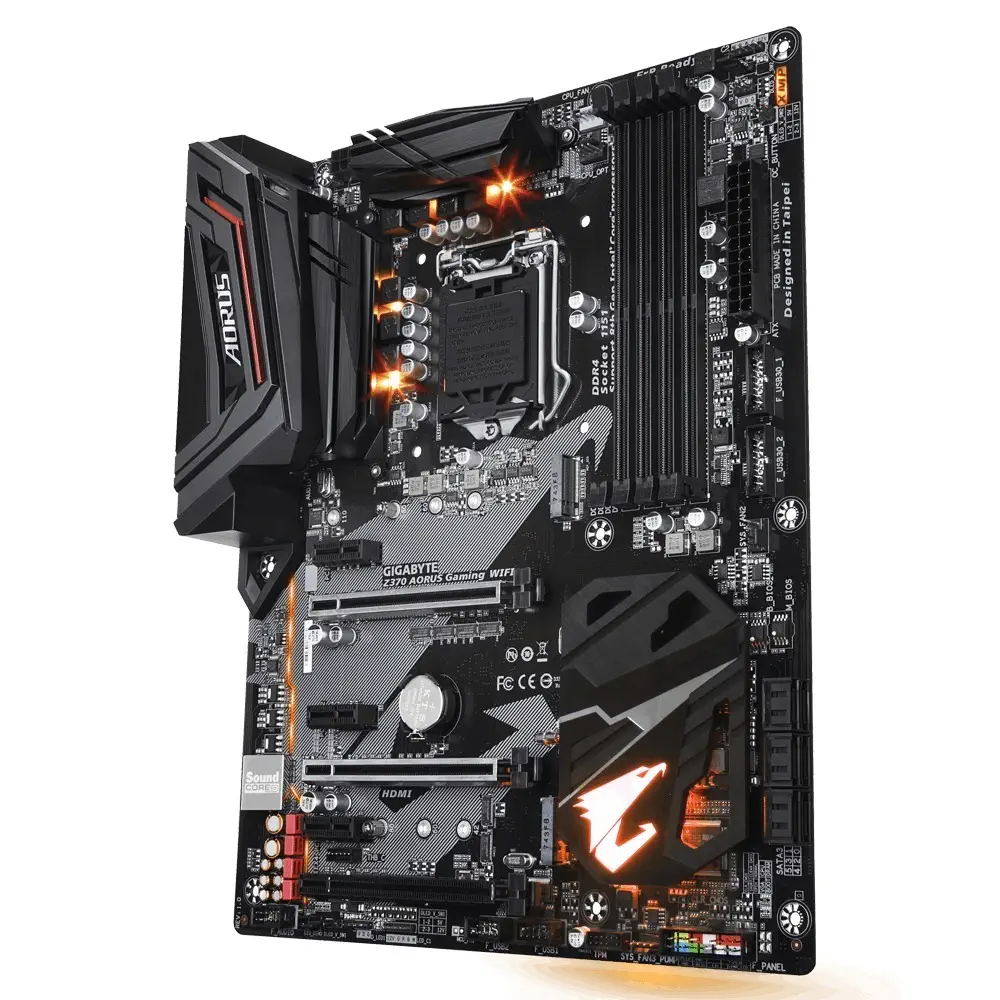 Gigabyte Z370 AORUS Gaming Wi-Fi Intel Z370 Soket 1151 DDR4 3866(OC)MHz ATX Gaming Anakart