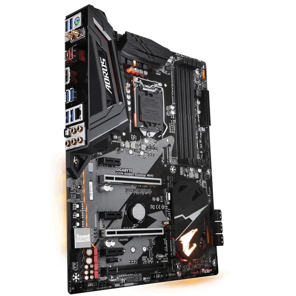 Gigabyte Z370 AORUS Gaming Wi-Fi Intel Z370 Soket 1151 DDR4 3866(OC)MHz ATX Gaming Anakart