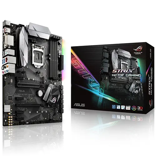 Asus Rog Strix H270F Gaming Intel H270 Soket 1151 DDR4 2400MHz ATX Gaming(Oyuncu) Anakart