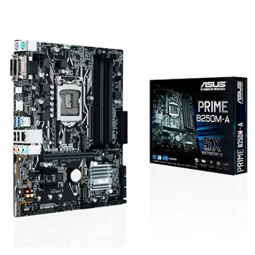 Asus Prime B250M-A Intel B250 Soket 1151 DDR4 2400MHz mATX Gaming (Oyuncu) Anakart