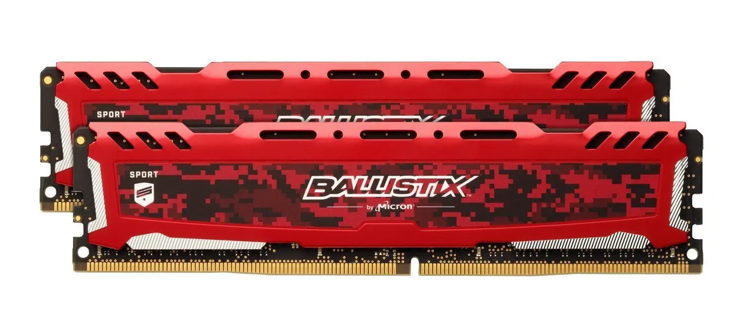 Ballistix BLS2C8G4D26BFSEK 16 GB (2x8GB) DDR4 2666Mhz Kırmızı Bellek
