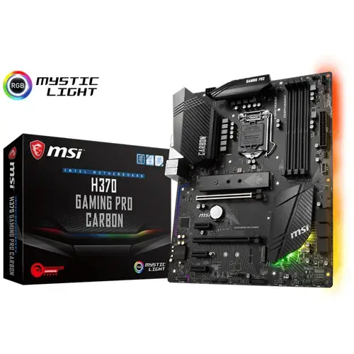 MSI H370 Gaming Pro Carbon Intel H370 Soket 1151 DDR4 2666MHz ATX Gaming Anakart