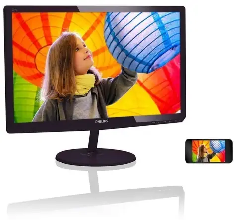 Philips 227E6LDSD/01 21.5″ Full HD 1ms DVI/HDMI Vişne LED Monitör