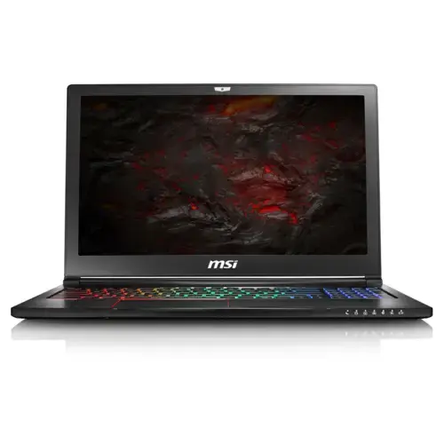 MSI GS63VR 7RF(Stealth Pro 4K)-266TR i7-7700HQ Max.3.80GHz 32GB DDR4 256GB SSD + 1TB 7200Rpm 6GB GTX 1060 15.6″ UHD 4K Windows 10 Gaming Notebook