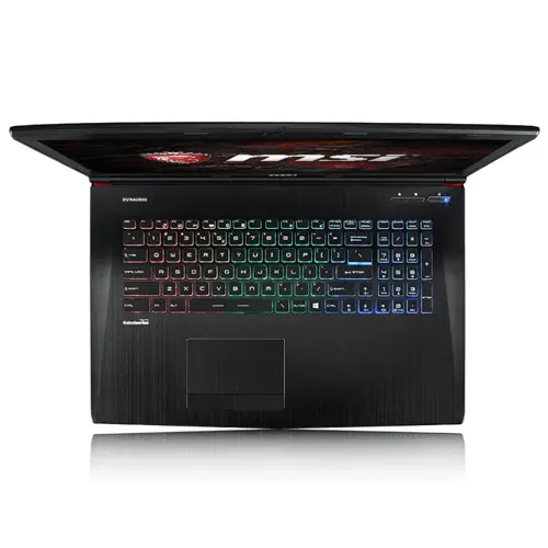 MSI GE72 7RD(Apache)-065XTR Intel Core i7-7700HQ 2.80GHz 16GB DDR4 256GB SSD + 1TB 7200Rpm 4GB GTX1050 17.3″ Full HD FreeDOS Gaming Notebook