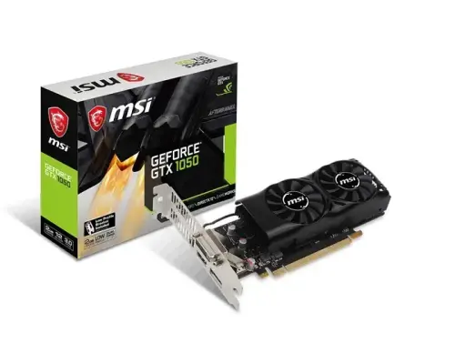 Msi GeForce GTX 1050 2GT LP OC 2GB GDDR5 128Bit DX12 Ekran Kartı