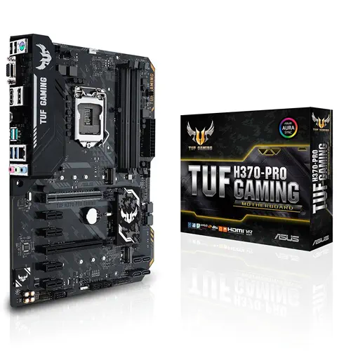 Asus TUF H370-Pro Gaming Intel H370 Soket 1151 DDR4 2666Mhz ATX Gaming Anakart
