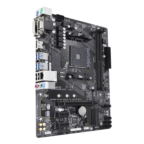 Gigabyte A320M-S2H AMD A320 Soket AM4 DDR4 3200Mhz(OC) mATX Gaming(Oyuncu) Anakart