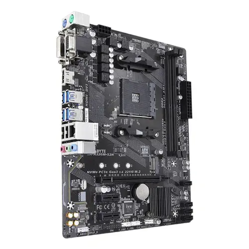 Gigabyte A320M-S2H AMD A320 Soket AM4 DDR4 3200Mhz(OC) mATX Gaming(Oyuncu) Anakart