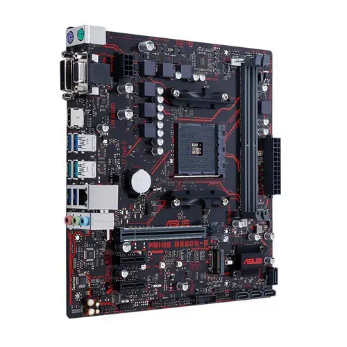 Asus Prime B350M-E AMD B350 Soket AM4 DDR4 3200(OC)MHz mATX Gaming(Oyuncu) Anakart