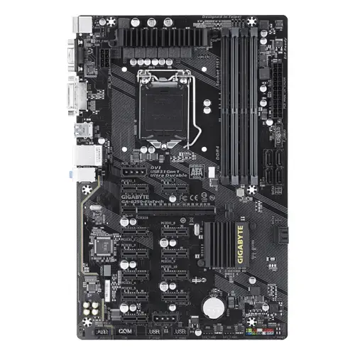 Gigabyte GA-B250-FinTech Intel B250 Soket 1151 DDR4 2400Mhz ATX Anakart